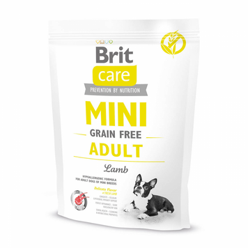 Brit Care GF Mini Adult Lamb Гипоаллергенный корм для собак мелких пород с ягненком 35824 фото