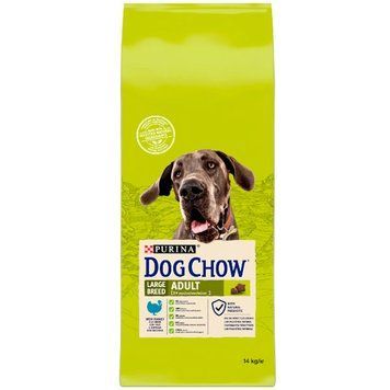 Dog Chow Large Breed Adult 2+ сухий корм для собак великих порід з індичкою, 14 кг 14 кг 4653 фото