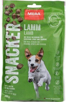 Mera snacker Lamm ягненок мягкие снеки лакомство для собак, 200г 1500 мл 78365 фото
