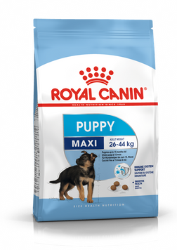 Royal Canin Shn Maxi puppy PC 4 кг и 12 паучей, корм для щенков крупных пород 11349 1 таблетка 67087 фото