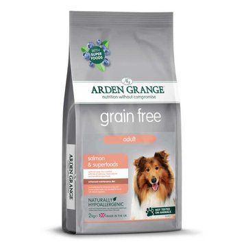 Arden Grange Grain Free Adult Salmon Superfoods з лососем сухий корм для дорослих собак 2 кг 79437 фото
