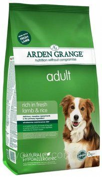 Arden Grange Adult Fresh з бараниною та рисом сухий гіпоалергенний корм для дорослих собак 2 кг 73683 фото