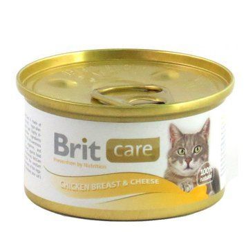 Brit Care Cat з курячою грудкою і сиром 80г 80г 31654 фото