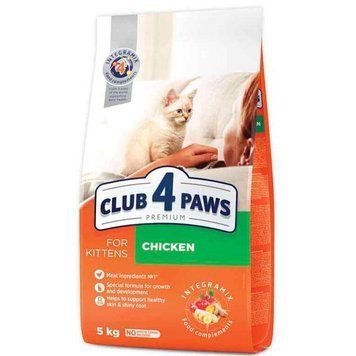 Club 4 paws (Клуб 4 лапи) Premium Kittens з куркою для кошенят 300г 38791 фото
