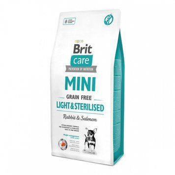 Brit Care Mini Light & Sterilised 2кг + 2 павуча Brit Care Dog Mini Fillet 62526 фото
