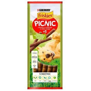 Лакомство Purina Friskies Picnic для взрослых собак с говядиной, 42 г 72366 фото