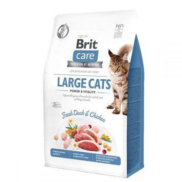 Brit Care Cat Grain-Free Large Cats Power and Vitality сухий корм для котів великих порід 2 кг 63396 фото
