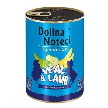 Dolina Noteci Superfood консерви для собак теля і Ягня-800г 56443 фото