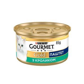 Gourmet Gold паштет для кошек с кроликом, 85 г 500г (весовка) 17252 фото