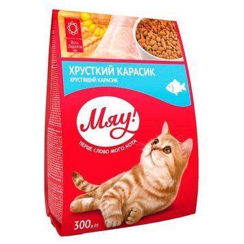 МЯУ корм для котів карасик 11кг 5246 58813 фото