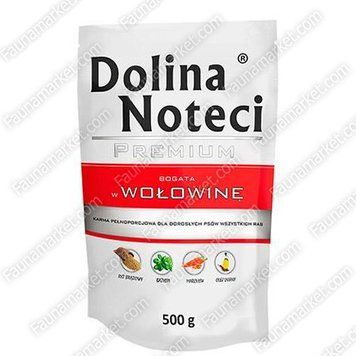 Dolina Noteci Premium консерва для собак з яловичиною-500г 29415 фото