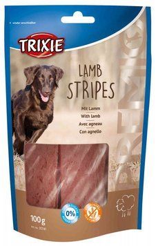 Ласощі для собак PREMIO Lamb Stripes ягня 100гр 31741 100г 30077 фото