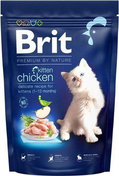 Brit Premium by Nature Cat Kitten Chicken Сухой корм для котят 1-12 мес с курицей Тиопротектин 2,5% 10амп. Артериум 68671 фото