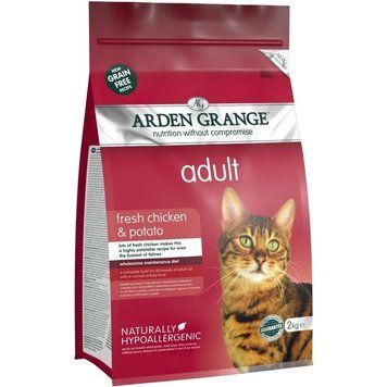 Arden Grange Chicken&Potato Беззерновой корм для кошек с курицей 900 г 41828 фото