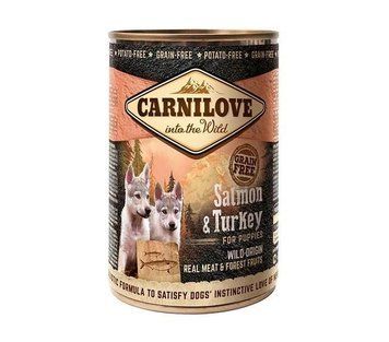 Carnilove вологий корм для цуценят з лососем та індичкою 400г 73732 фото