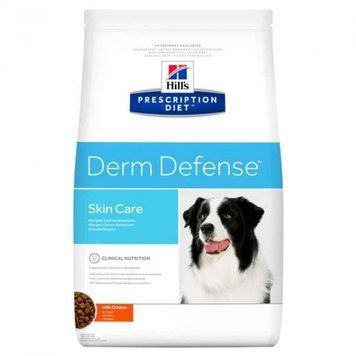 Hill's (Хиллс) Prescription Diet Derm Defense Chicken Лечебный корм при дерматитах и потере шерсти у собак с курицей, 2 кг 63343 фото