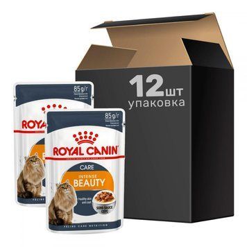 Royal Canin fhn wet intense beauty 12 шт., консерви для кішок 11493 акція 69780 фото