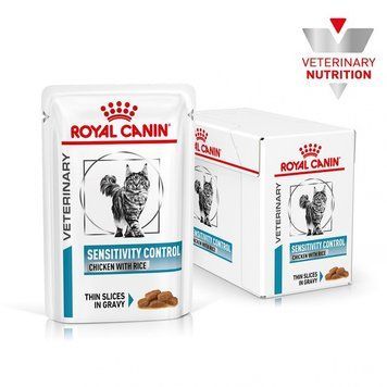 АКЦІЯ Royal Canin Sensitivity Control Chicken with rice вологий корм для кішок 8+4 по 85 г 83992 фото
